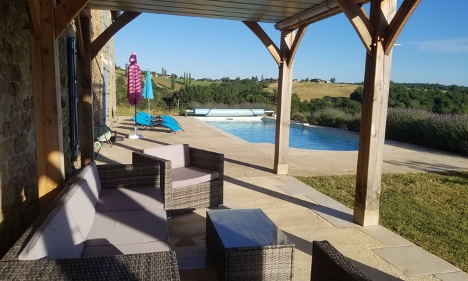 Lostanges Autre | Beautiful Farmhouse in Dordogne Valley, large private Heated Pool, amazing views