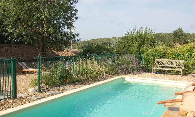 Massillargues-Attuech Autre | Belle ferme en pierre avec piscine d'eau salée dans un hameau paisible. Vues époustouflantes