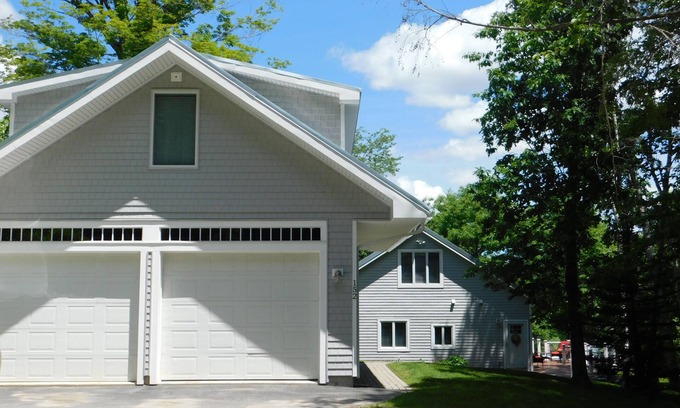 Standish Maison | Beautiful home on Sebago Lake Basin with expansive yard and sandy beach!