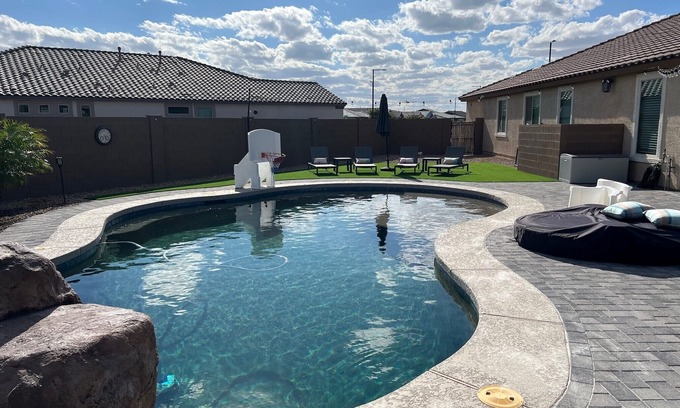 Buckeye Maison | Beautiful home with Hot Tub, Pool, Outdoor Bar, Spring Training, Golf