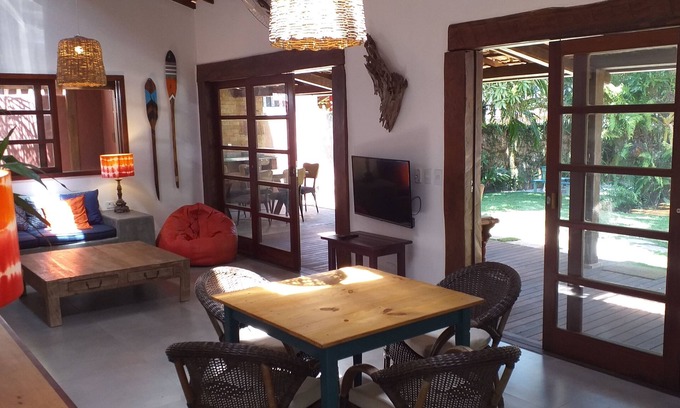 Barra Grande Maison | Belle maison dans le village de Barra Grande dans charmante rue à 20m de la mer avec 5 chambres