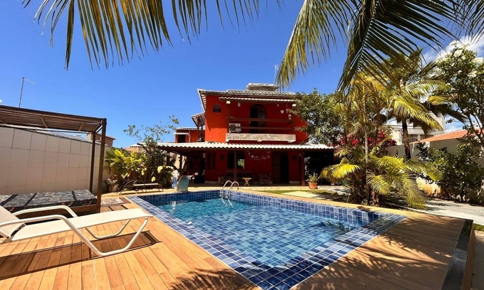 Barra do Jacuipe Maison | Beautiful house with 4 suites, swimming pool, complete gourmet space, 24-hour gated community