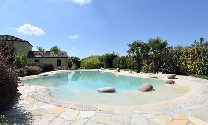 Ariano nel Polesine Maison | Agréable appartement dans une maison de vacances avec piscine, climatisation, WIFI, TV et patio