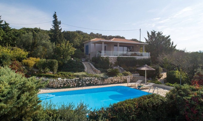 Lefkas Villa | Beautiful Lefkada Villa | 2 Bedroom Villa | Private Pool & Magical Sea Views | Tsoukalades