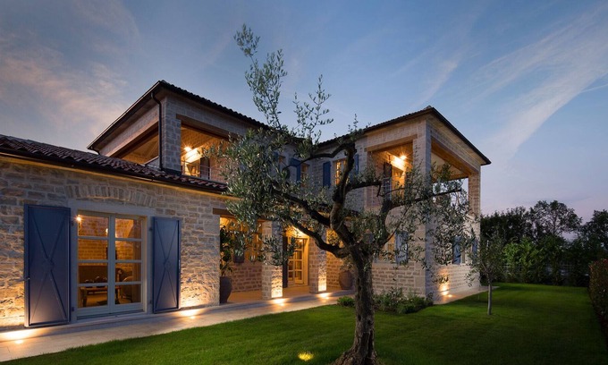 Korenici Villa | Belle villa de luxe avec des sports privés et ECO resort, Istrie, Croatie