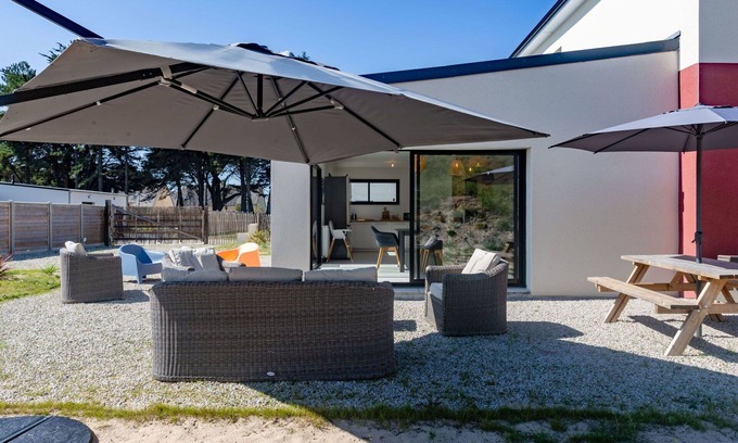Saint-Germain-sur-Ay Maison | Merveilleuse maison de vacances privée pour 4 personnes avec WIFI et terrasse