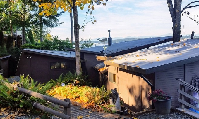 Gig Harbor Cottage | Belle cabine privée au bord de l'eau de Raft Island