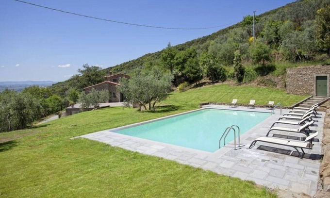 Cortona Villa | Maison de vacances privée avec piscine privée, WIFI, climatisation, sauna, bain à remous, TV