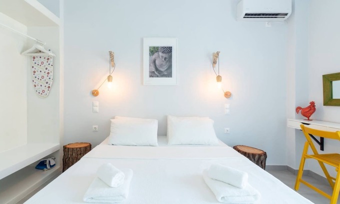Koutsounari Appartement | Bel appartement calme situé à Koutsounari avec vue imprenable sur la mer.