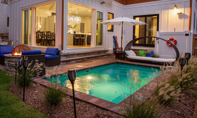 The Pines Maison | Belle maison de plage de Rehoboth - piscine chauffée, 3. 5 bks à la plage!