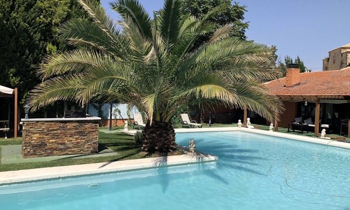 Albalate de Zorita Cottage | Belle maison rurale avec SPA et piscine à 95 km de Madrid