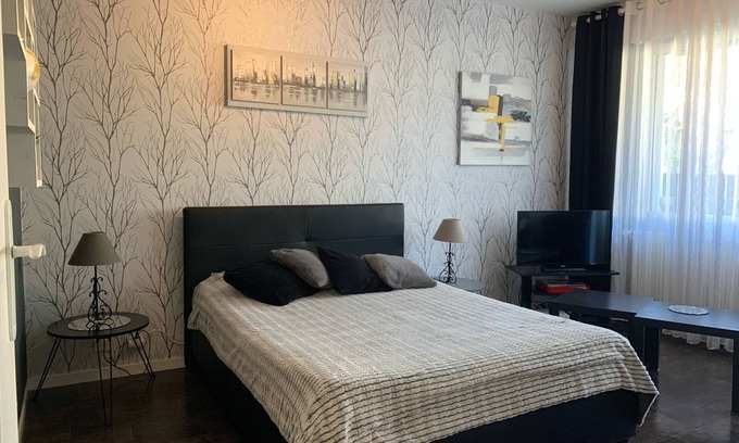 Thonon-les-Bains Appartement | beau T1 30 m2, résidence sécurisée, proche centre ville , parking privé. wifi