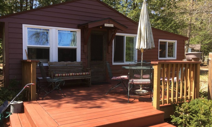 Lake Wissota Cabine | Beautiful views of Lake Wissota @ Hideaway Resort- Cedar 4 cabin
