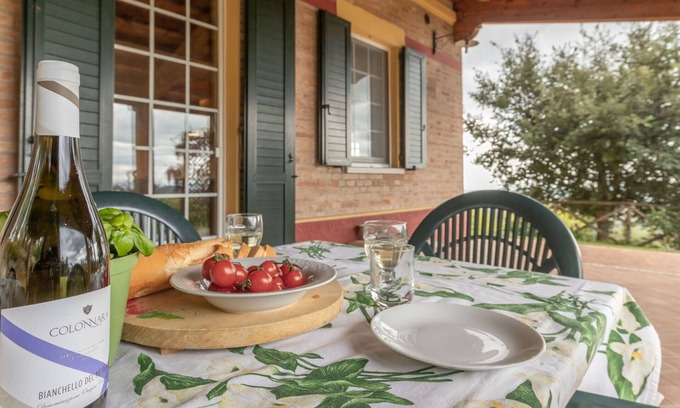 Mombaroccio Maison | Beautiful villa for 6 people with WIFI, TV, patio, panoramic view and parking
