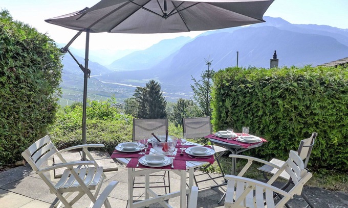 Randogne Maison | Belle maison de vacances pour 6 personnes avec WIFI, TV, terrasse et animaux admis