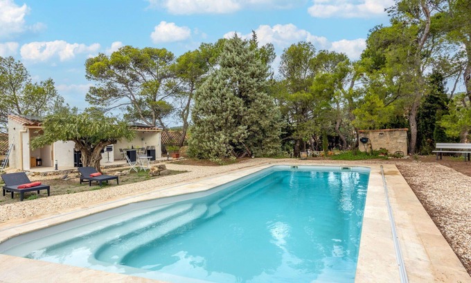 Azillanet Maison | Maison de vacances avec piscine privée, WIFI, climatisation, TV, terrasse, vue panoramique, parking