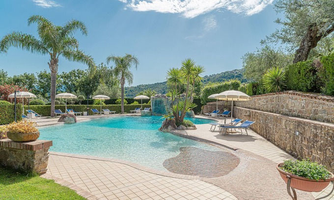 Laureana Cilento Appartement | Villa Rosi - Appartement de deux pièces avec piscine