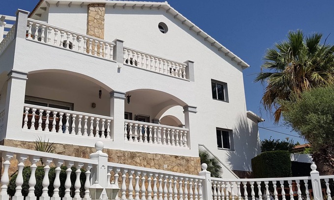 El Vendrell Maison | Magnifique villa, piscine, fronton tennis, basket, jardin, vue mer, près plages