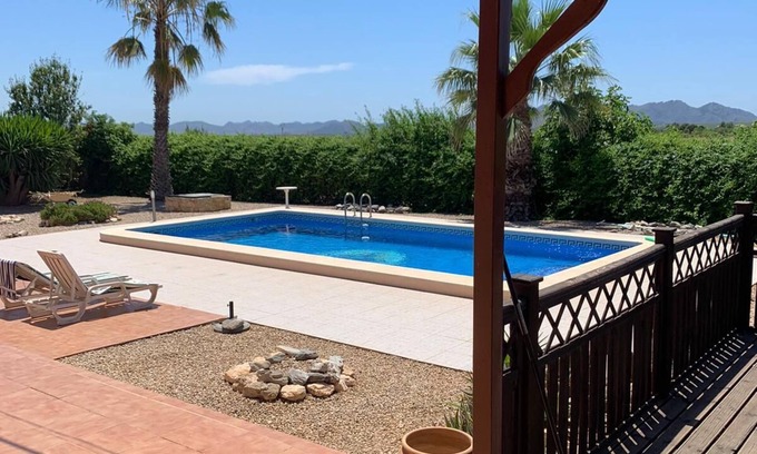 Casas de Tallante Villa | Belle villa avec jardin privé et piscine privée