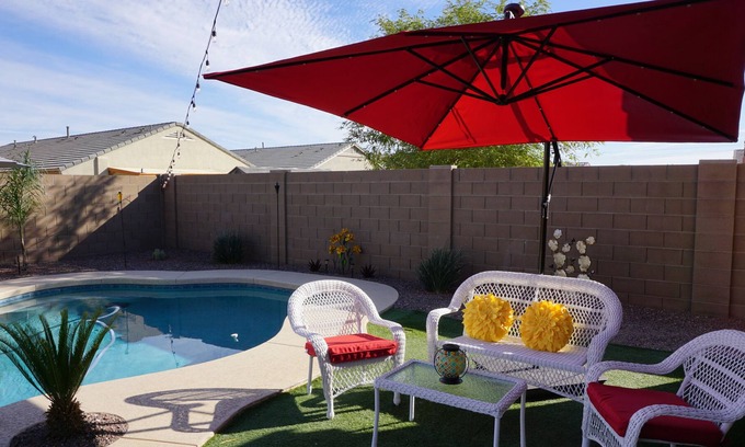 Maricopa Maison | Beautifully furnished home with pool