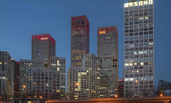 Jianwai Street Lit Et Petit-Déjeuner | Beijing CBD luxury apartment