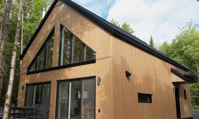 Sainte-Cecile-de-Whitton Chalet De Ski | Le Bekvām - Avec spa et Accès au Lac en nature