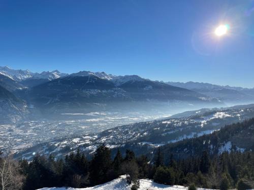 Crans-Montana Appartement | Bel appartement de 2 chambres avec magnifique vue à Crans-Montana