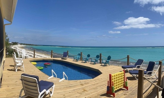 Green Turtle Estates Maison | Bella Mare '| Location en bord de mer aux Bahamas avec piscine d'eau douce