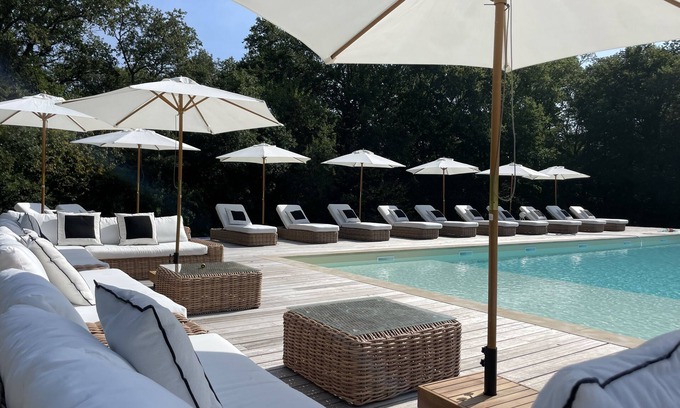 Robins Bay Maison | La chêneraie de Tomélou - belle propriété avec piscine chauffée et gardien
