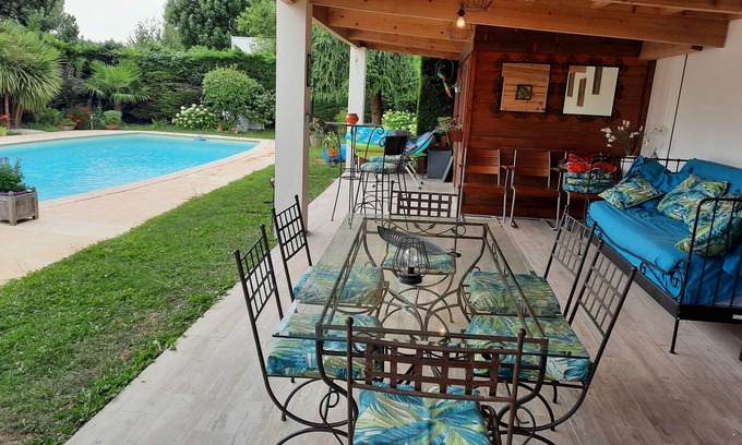 Jolimont-Soupetard-Bonhoure Villa | Belle Villa avec grande piscine à Toulouse, idéal famille