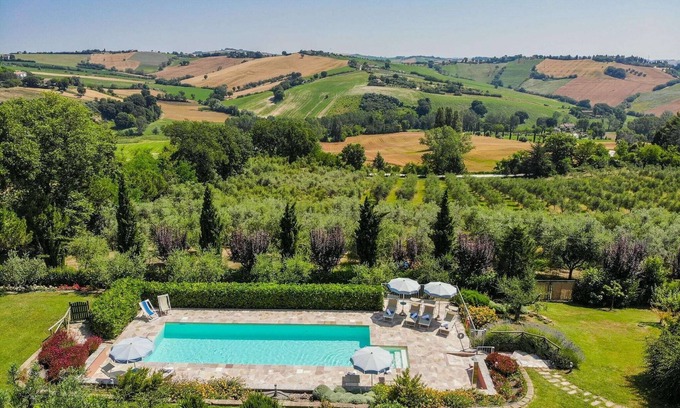Mondavio Villa | Villa confortable à Mondavio avec piscine