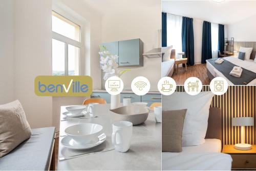 Freital Appartement | Benville Freital - 2 Schlafzimmer - Wohnküche - WLAN