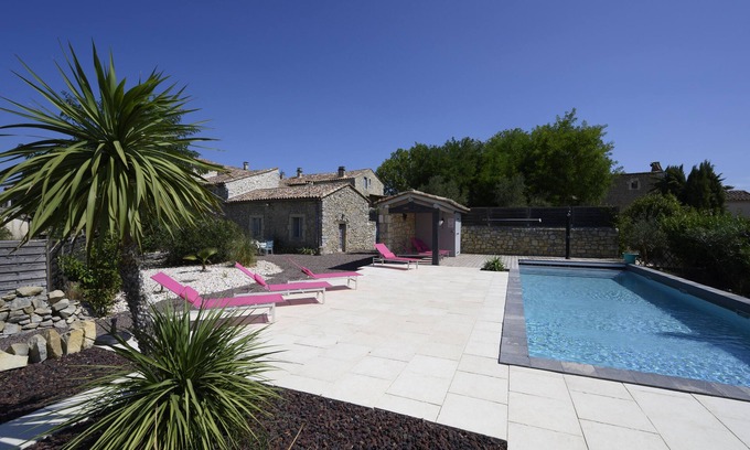 Bouquet Maison | Bergerie 7ch, Lussan (Uzès), piscine