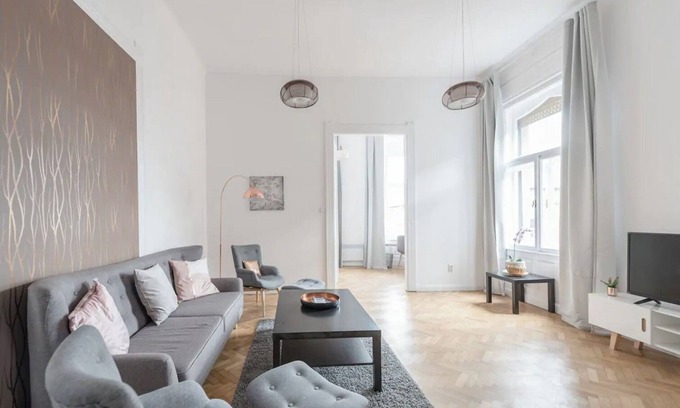 Erzsebetvaros Appartement | Meilleur Lieu Ruin Pubs QTR juif spacieux 3BR Lux 85SQM