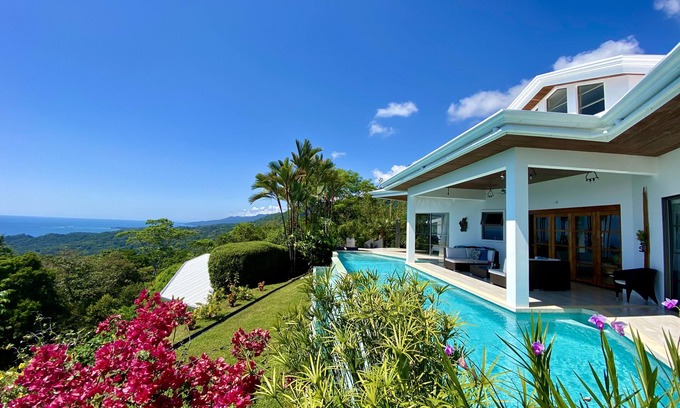 Ballena Maison | Best Ocean Views in Costa Ballena! Tropical Luxury Home on Mountain Near Beaches