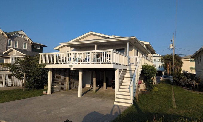 Wrightsville Beach Maison | Meilleures vacances en famille à la plage Cottage dans ~ ~ NC
