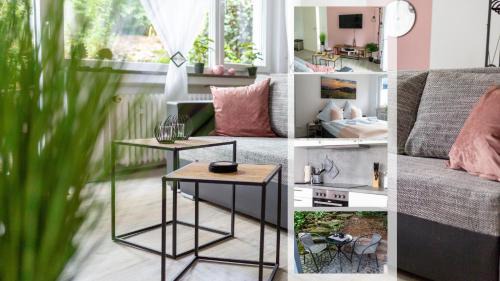 Huenfeld Appartement | BEST STAY moderne Stadtwohnungen in Hünfeld - Küche, Schlafsofa, Terrasse oder Balkon WLAN Smart TV