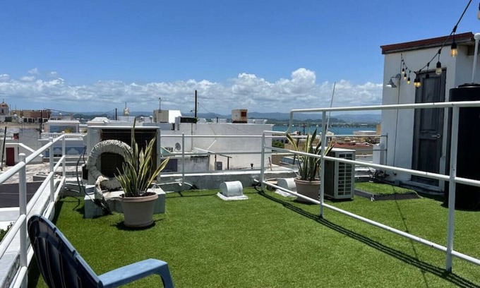 Catedral Appartement | Vieux toit de San Juan Apt # 6 - Vues étonnantes