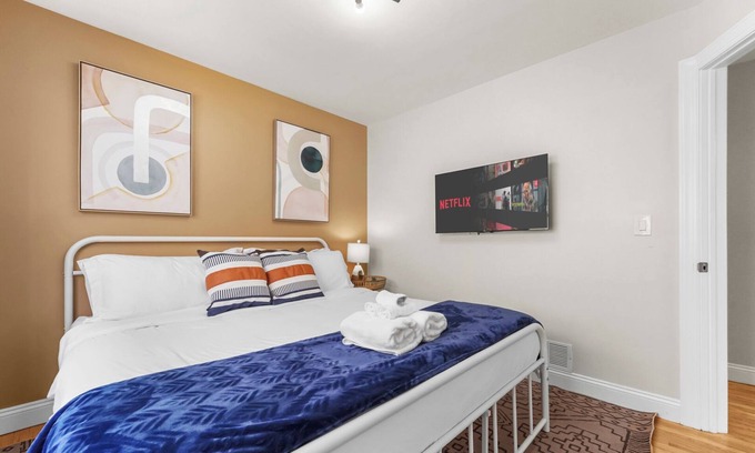 Constable Hook Appartement | Big 3br 1.5ba Free Parking Sleeps 10 Deck