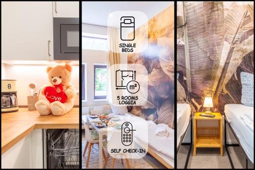 Ost Appartement | Big apartments, big bathrooms, single beds, perfect for groups