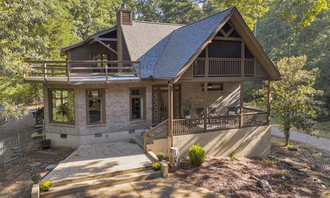 Cabarrus County Maison | Big Sam's Riverside Retreat