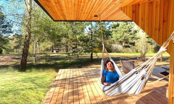 Brzozie Appartement | Bird Lodge for 6 pers. incl. sauna