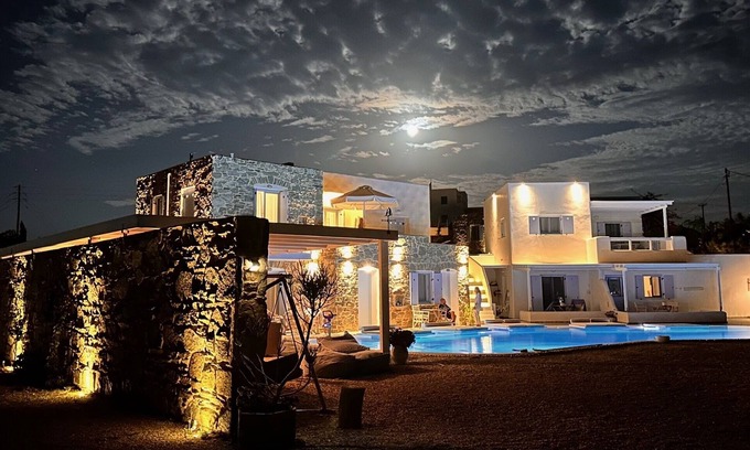 Adamas Appartement | BLU 2 Pool front traditional studio with excellent sea view ΜΑΓ 1304295
