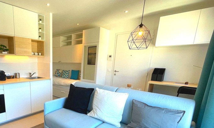 Villejust Appartement | ♥★ BLUE COCOON ★♥ Studio 27m2 proche centre ville