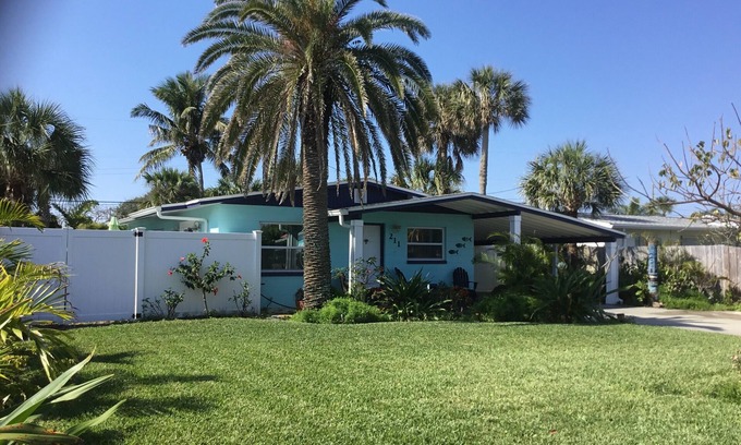 Port Canaveral Maison | Remise d'automne Blue Palm Beachside Cottage piscine chauffée