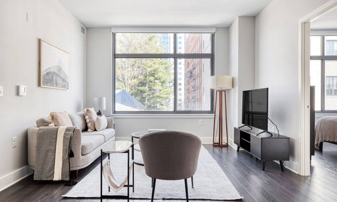 Bethesda Appartement | Blueground | Bethesda, rooftop, nr Cabin John Park