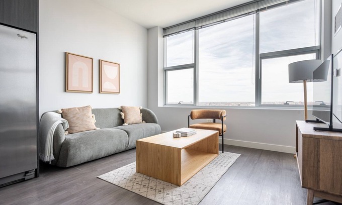 Printers Row Appartement | Blueground | South Loop, pool & gym, nr park