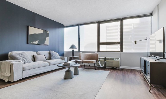 South Loop Appartement | Blueground | South Loop, rooftop & gym, nr parks