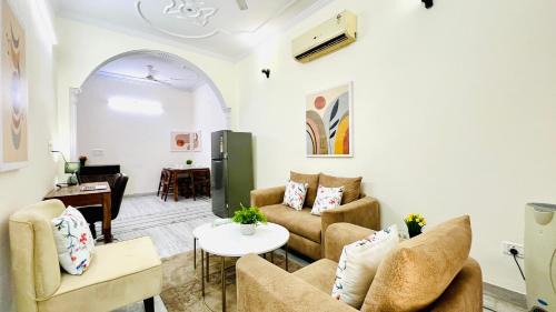 Rohini Appartement | BluO Modern 1BHK Rohini - Parking , Balcony