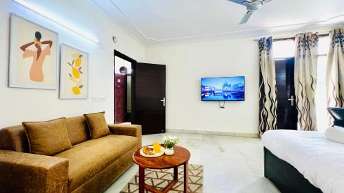 Defence Colony Appartement | BluO Studio - Defence Colony - BathTub, Kitchen